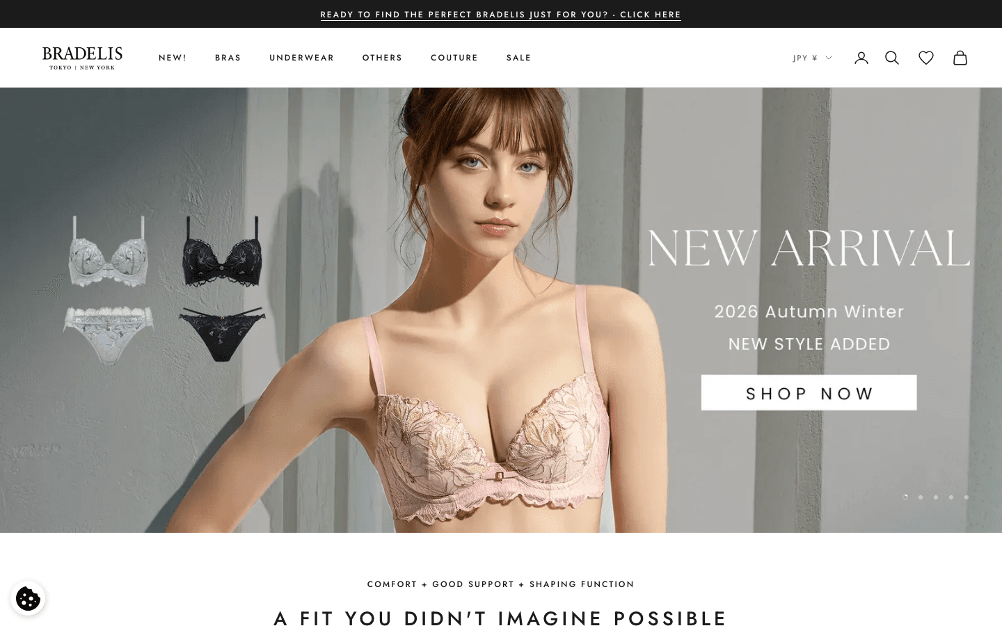 Verified live storefront: Bradelis New York